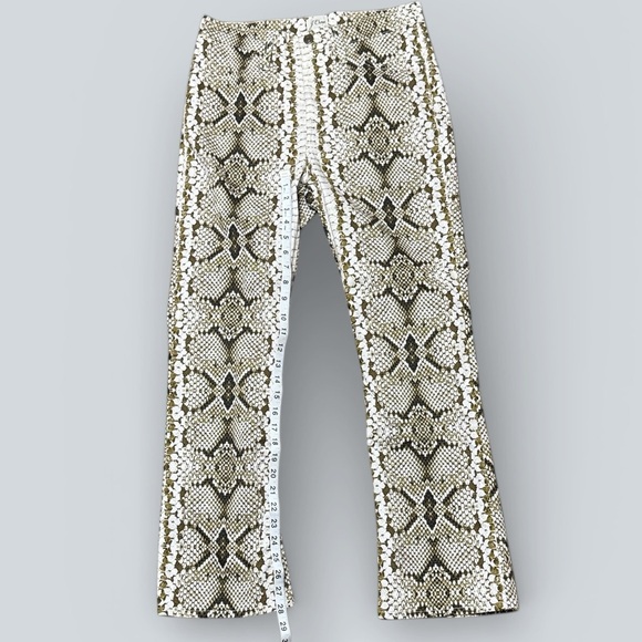 J. Crew Snakeskin Kickout Crop Pant - Picture 6 of 7